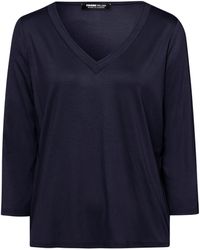 FRANK WALDER - Langarmshirt mit V-Ausschnitt - Lyst