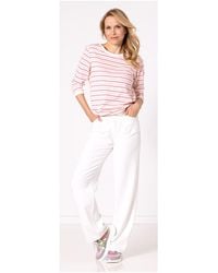 SER - 3/4-Arm- Neu eingetroffen! Shirt Ringel in Leinenstruktur, W4250108 - Lyst