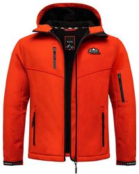 Amaci&Sons - Greeley Softshelljacke Herbst Winter Softshell Funktions Outdoor Regenjacke - Lyst