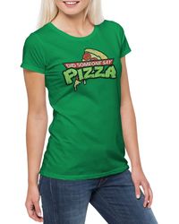 Urban Backwoods - Print- Did Someone Say Pizza T-Shirt Teenage Pizzeria Turtles - Lyst
