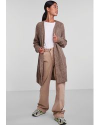 Pieces - Strickjacke PCELLEN LS LONG KNIT CARDIGAN NOOS BC - Lyst