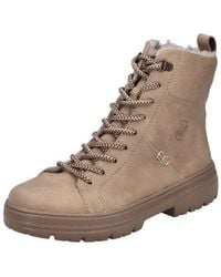 Rieker - Stiefelette Lederimitat Schnürstiefelette - Lyst