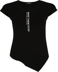 Doris Streich - T-Shirt Wording-Motiv mit modernem Design - Lyst