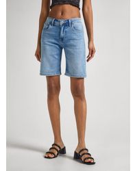 Pepe Jeans - Pepe -fit-Jeans Shorts SLIM SHORT MW - Lyst