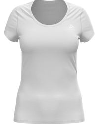 Odlo - T-Shirt BL TOP CREW NECK /S ACTIVE F- WHITE - Lyst