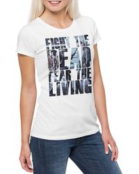 Urban Backwoods - Print- Fight Dead Fear T-Shirt Zombie The Walking - Lyst