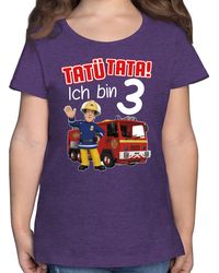 Shirtracer - T-Shirt Tatü Tata! Ich bin 3 Geburtstag Feuerwehrmann Sam Mädchen - Lyst