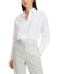 Marc Cain - Langarmbody "Collection Essential" Premium mode Oversized Bluse in Body-Version - Lyst