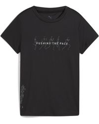 PUMA - Laufshirt Lauf-T-Shirt mit Grafik und Slogan - Lyst