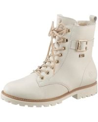 Remonte - Winterboots, Blockabsatz, Schnürboots, Outdoorschuh Mit Zierschnalle - Lyst