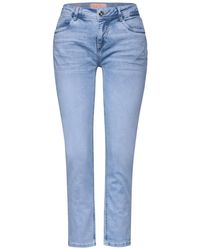 Street One - Regular-fit-Jeans Style QR Jane,mw,bleach, super light blue washed - Lyst