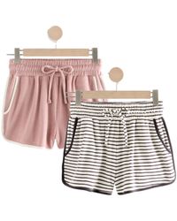 Next - Frottee-Shorts aus 100 % Baumwolle, 2er-Pack (2-tlg) - Lyst