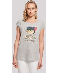 F4NT4STIC - T-Shirt Tom and Jerry TV Serie Nope Not Today ,Premium Merch,Regular-Fit,Kurze Ärmel,Bedruckt - Lyst