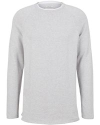 Tom Tailor - Strickpullover BASIC aus Baumwolle - Lyst