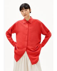 ARMEDANGELS - Langarmbluse MAALGAA LINO Bluse aus Leinen-Mix Loose Fit - Lyst
