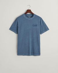 GANT - SUNFADED GRAPHIC SS T-SHIRT - Lyst