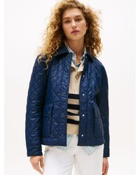 Tommy Hilfiger - Steppjacke PADDED NYLON SLIM QUILTED JACKET - Lyst