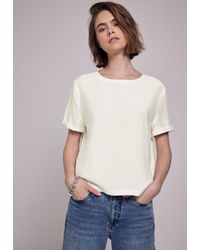 STREET ONE STUDIO - Shirtbluse aus softem Materialmix - Lyst