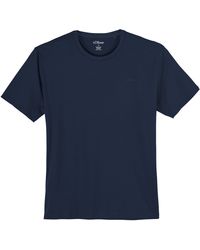 S.oliver - . Rundhalsshirt Übergrößen Basic T-Shirt Rundhals navy - Lyst