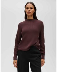 Opus - Strickpullover Strickpullover Aus Baumwolle Regular Fit - Lyst