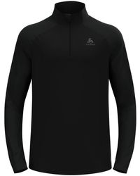 Odlo - Langarmshirt Laufshirt Essential Ceramiwarm Midlayer 1/2 Zip 313642 - Lyst