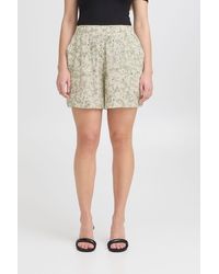 Ichi - IHMARRAKECH Lockere gemusterte Shorts - Lyst