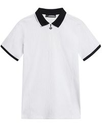 J.Lindeberg - . Trainingspullover Izara Poloshirt GWJT09001 white - Lyst