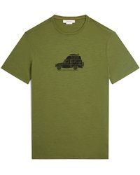 Icebreaker - T-Shirt MERINO 150 TECH LITE COSY CAMPER (1-tlg) - Lyst
