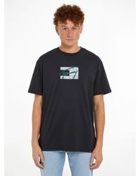 Tommy Hilfiger - T-Shirt TJM REG STREET SIG FLAG TEE EXT Große Größen mit Print - Lyst