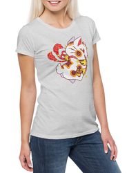 Urban Backwoods - Print- T-Shirt Cat Katze Winkekatze Maneki-Neko Manekineko - Lyst