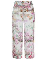 Toni - 5-Pocket-Hose Pia Wide Leg 3/4 - Lyst