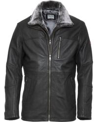 Bugatti - Lederjacke BULORIOT (1-St) aus hochwertigem Leder - Lyst