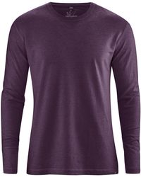 HempAge - DH225 Basic Langarmshirt - Lyst