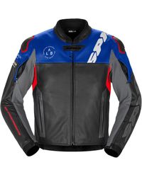 SPIDI - Motorradjacke DP Progressive Motorrad Lederjacke protektoren reißverschluss - Lyst