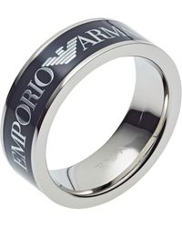 Emporio Armani Fingerring »EGS2607040«, mit Epoxidharz - Mehrfarbig