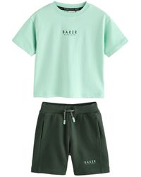 Baker by Ted Baker - T-Shirt & Shorts by Ted Baker Oversized Fit 100 % Baumwolle (2-tlg) - Lyst
