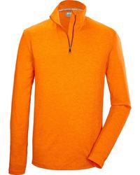 Killtec - Fleeceshirt KSW 95 MN LS SHRT orange - Lyst