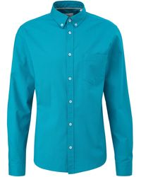 S.oliver - Businesshemd Slim-Fit Hemd mit Button-Down-Kragen - Lyst