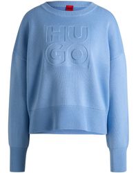 HUGO - Strickpullover Sisminye 10267672 01 - Lyst