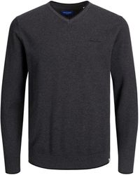 Jack & Jones - Strickpullover Pullover Sweater JORTONS KNIT V-NECK (1-tlg) - Lyst