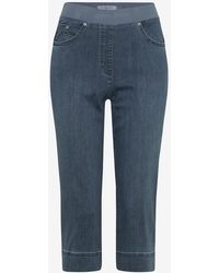 RAPHAELA by BRAX - Regular-fit-Jeans PAMINA CAPRI, BLEACHED,SLIGHTLY USED - Lyst