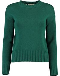 maerz muenchen - Muenchen Strickpullover MAERZ Pullover grün in edler Wollmix-Qualität - Lyst