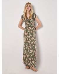 Apricot - Maxikleid Flowing Jasmine Kleid - Lyst