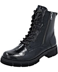 Remonte - Schnürstiefelette Schnürboots, Stiefelette, Profilsohle, Mit Glitzer-Schnürsenkel - Lyst