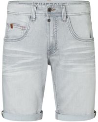 Timezone - Jeansshorts Denim Bermuda Shorts mit Umschlag Slim ScottyTZ Short - Lyst