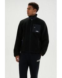 Ellesse - Fleecejacke Zerano 2 Fz Jacket Mit Reißverschluss, Normale Länge, Aus Polyester - Lyst