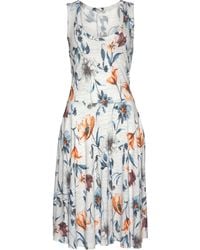 vivance active - Jerseykleid mit Blumendruck und schwingendem Rock, Sommerkleid, Strandkleid - Lyst