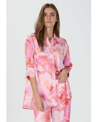 MARC AUREL - Hemdbluse mit Blumendruck - Lyst
