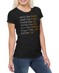 Urban Backwoods - Print- Act Like Gallagher T-Shirt Frank Kult Ian Lip Fi Serie Shameless - Lyst