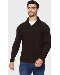 Threadbare - V-Ausschnitt-Pullover Trojan - Lyst